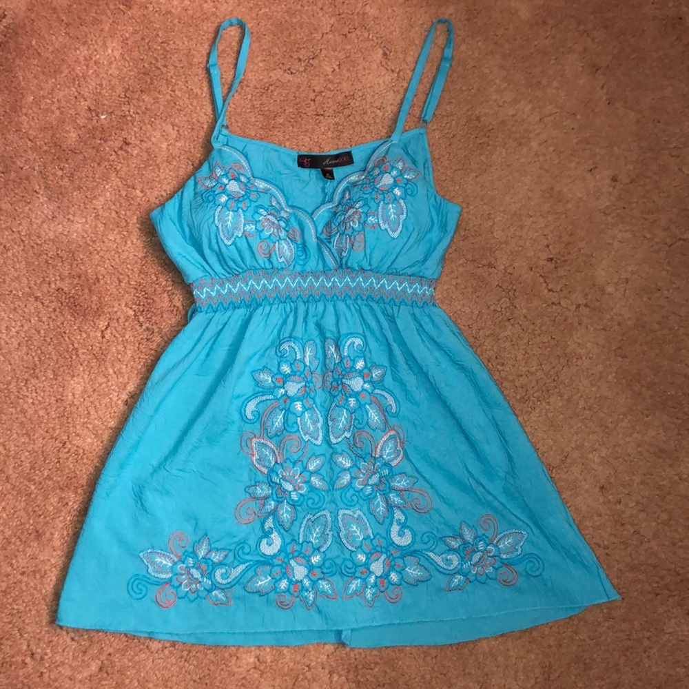 Adorable Embroidered Tank Top